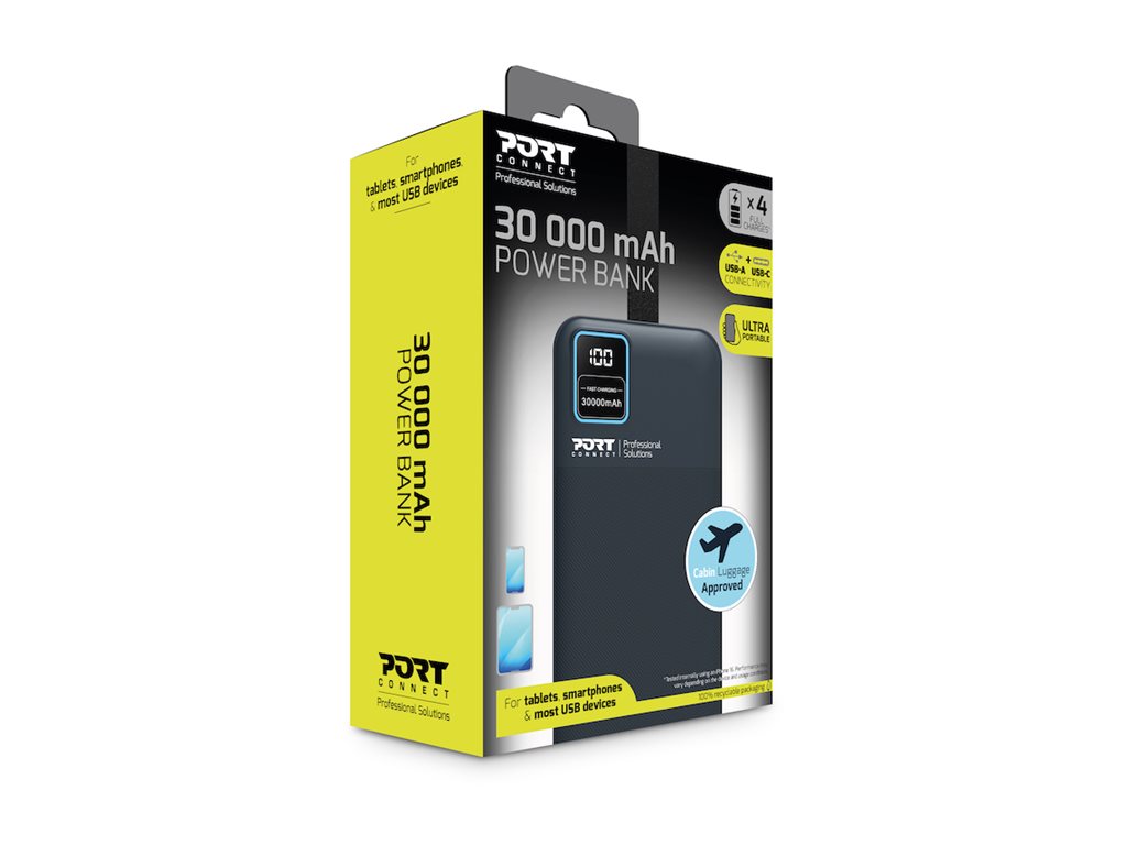 PORT DESIGNS Powerbank 30 000 mAh