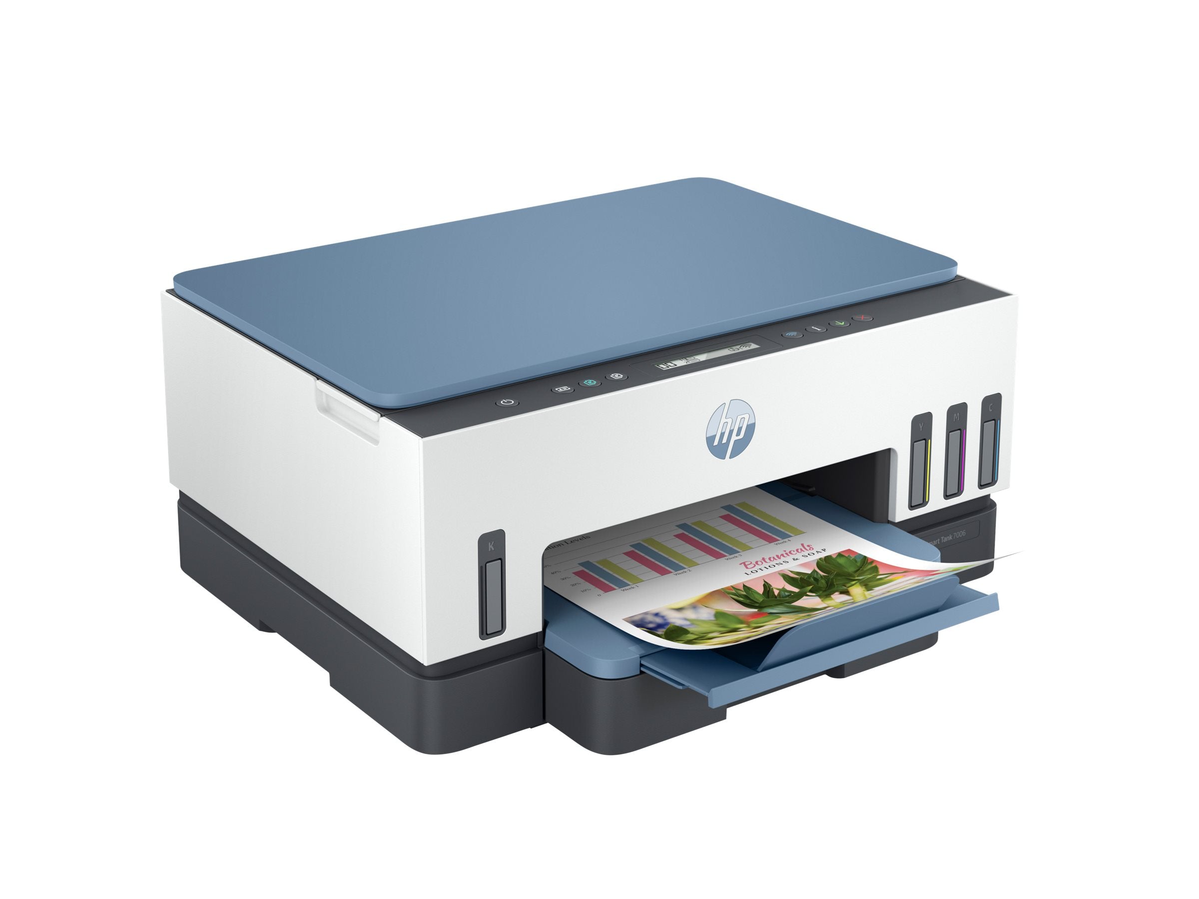 HP Smart Tank 7006 All-in-One MFP colour inkjet refillable 216x297mm A4 13ppm Copy 15ppm Print 250sheets USB Wi-Fi Bluetooth