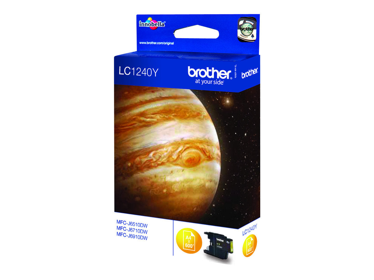 BROTHER LC-1240 cartouche d encre jaune haute capacité 600 pages pack de 1