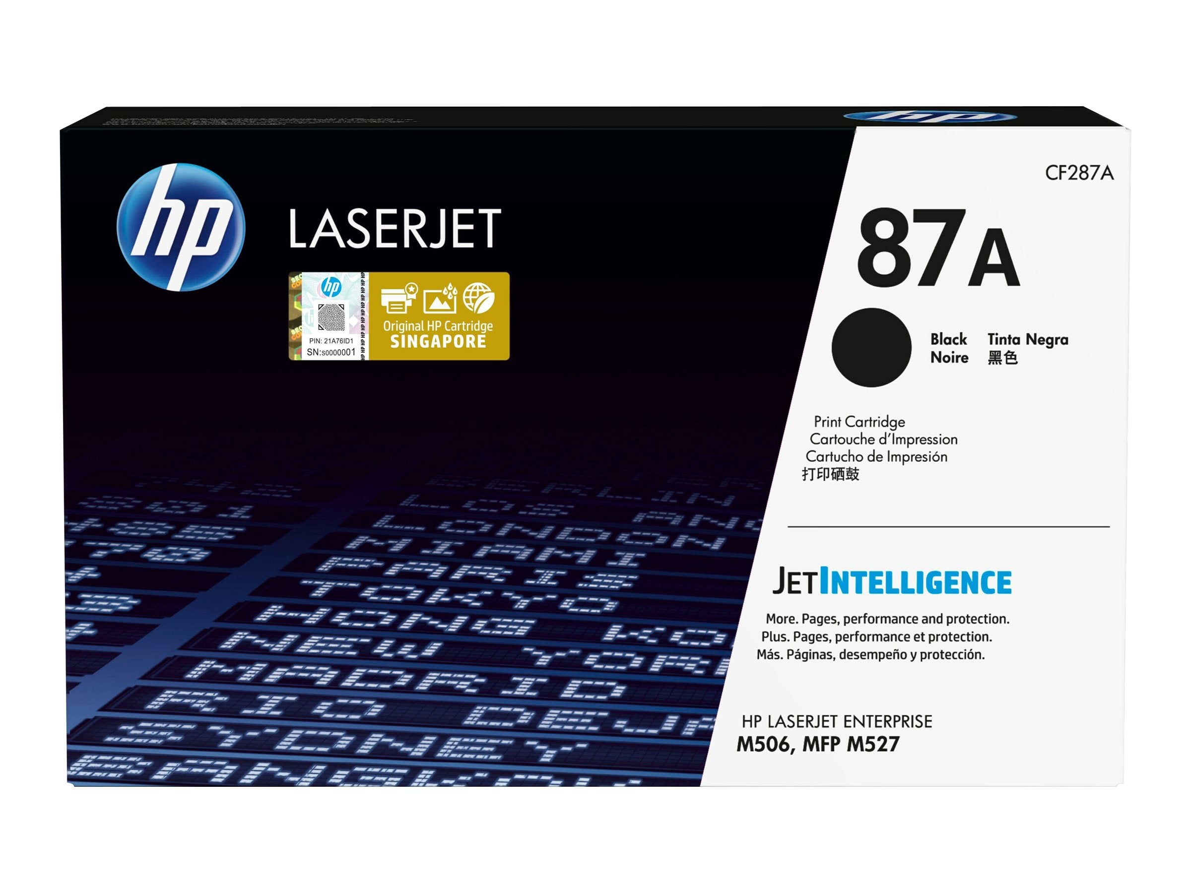 HP 87A original Toner cartridge CF287A black