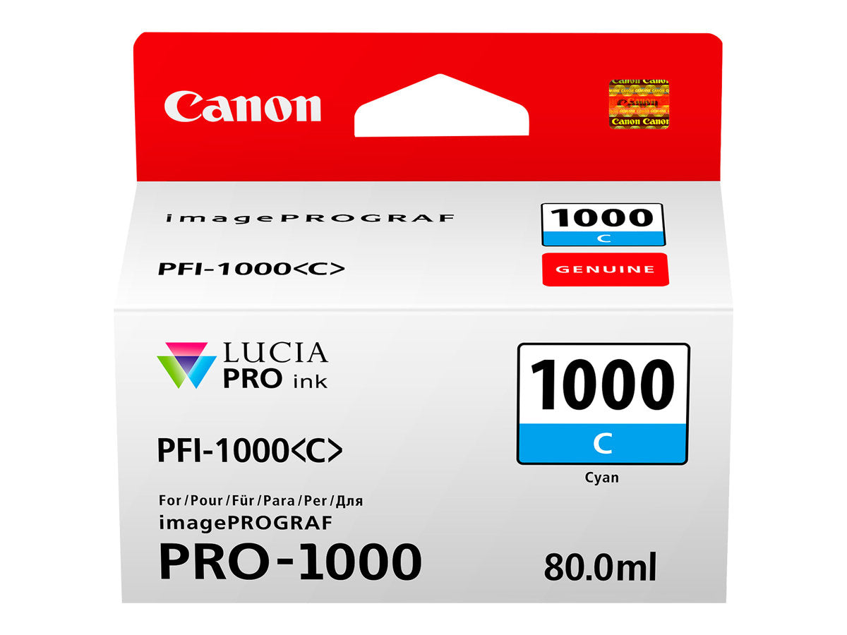 Ink/PFI-1000 Cartridge CY