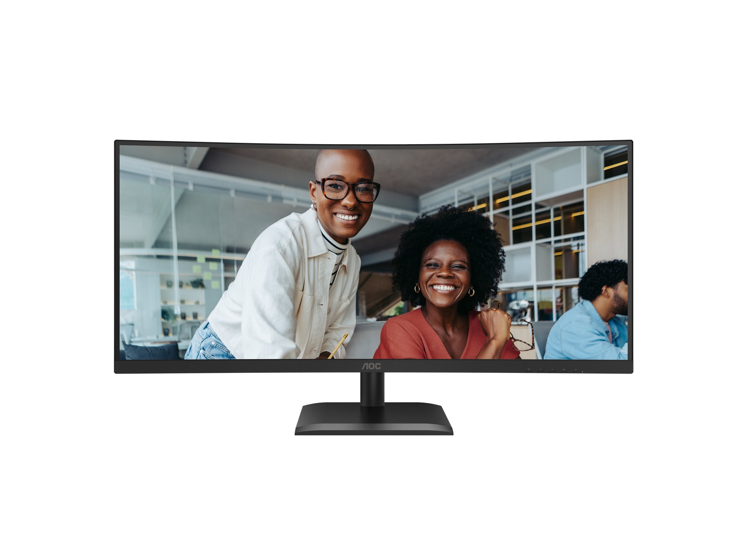 AOC CU34E4CV - Écran incurvé - 34i - 3440 x 1440 UWQHD 120 Hz - VA - 3500:1 - HDR10 - 4 ms - 2xHDMI DP USB-C -HP- GAR 5 ans