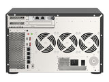 QNAP 12-Bay TurboNAS 8x3.5p HDD + 42.5p SSD SATA 6G Intel Xeon W-1250 6 cores 12 threads 3.3GHz 16Go DDR4 ECC RAM