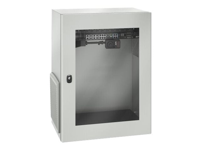 APC Spacial VDM NSYVDM16U4P Rack wall mountable gray RAL 7035 16U 19