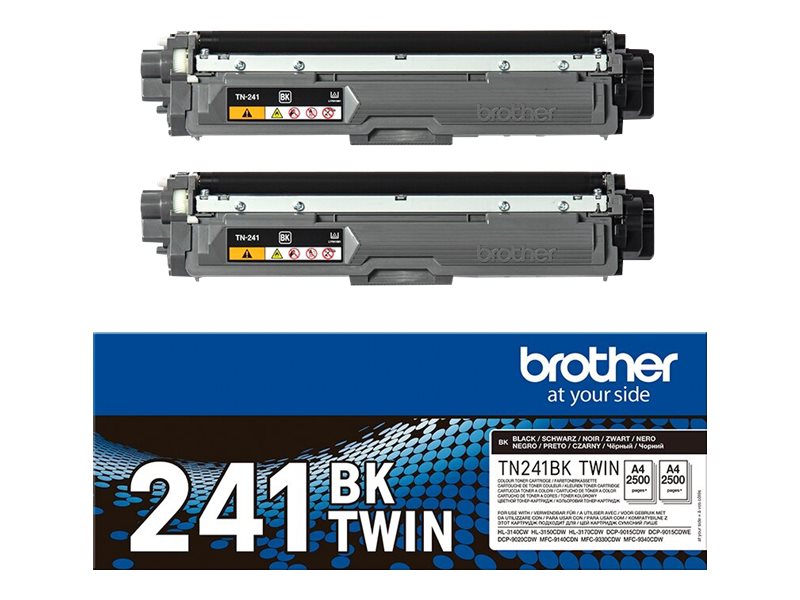 BROTHER TN241BK TWIN-pack black toners BK 2500pages/cartridge