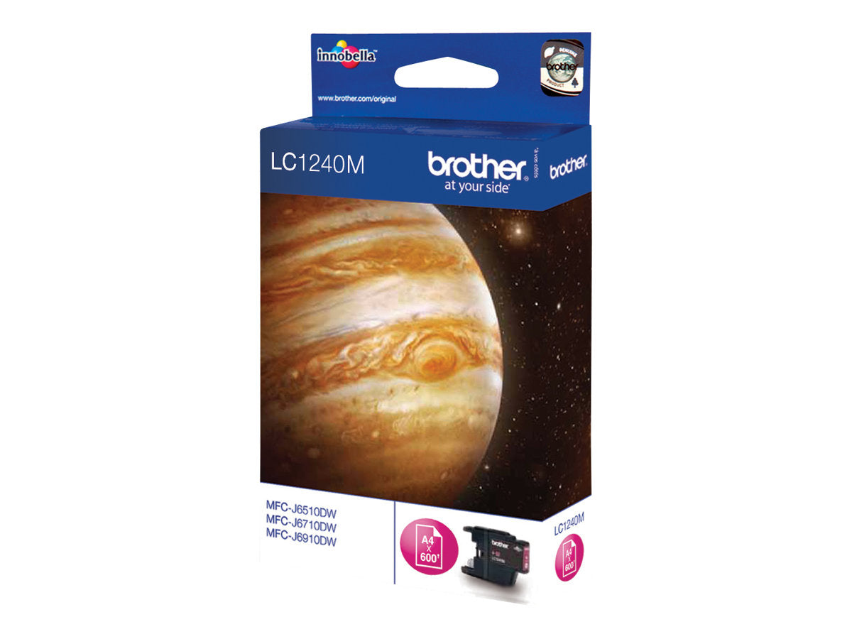 BROTHER LC-1240 cartouche d encre magenta haute capacité 600 pages pack de 1