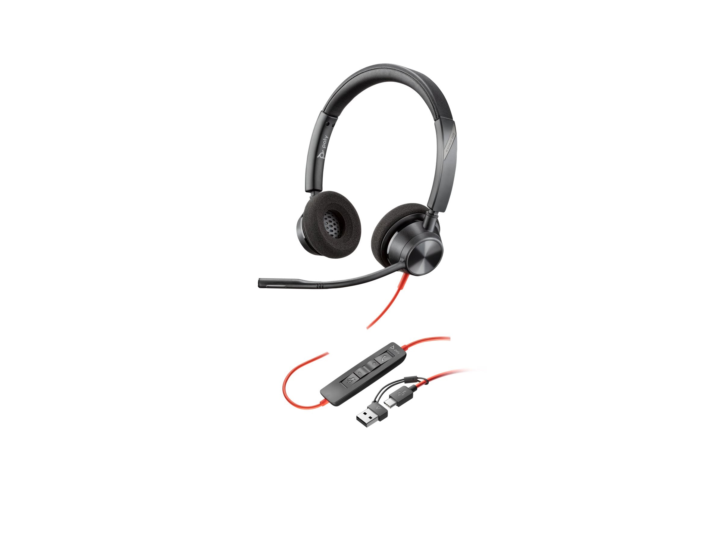 Poly BW 3320 Stereo USB-C HS+USB-C/A
