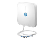QUWIRELESS Dual-Band 2.4/5 GHz WiFi 6E/7 4x4 MIMO High-Gain Panel N-Male Wall/Mast Antenna