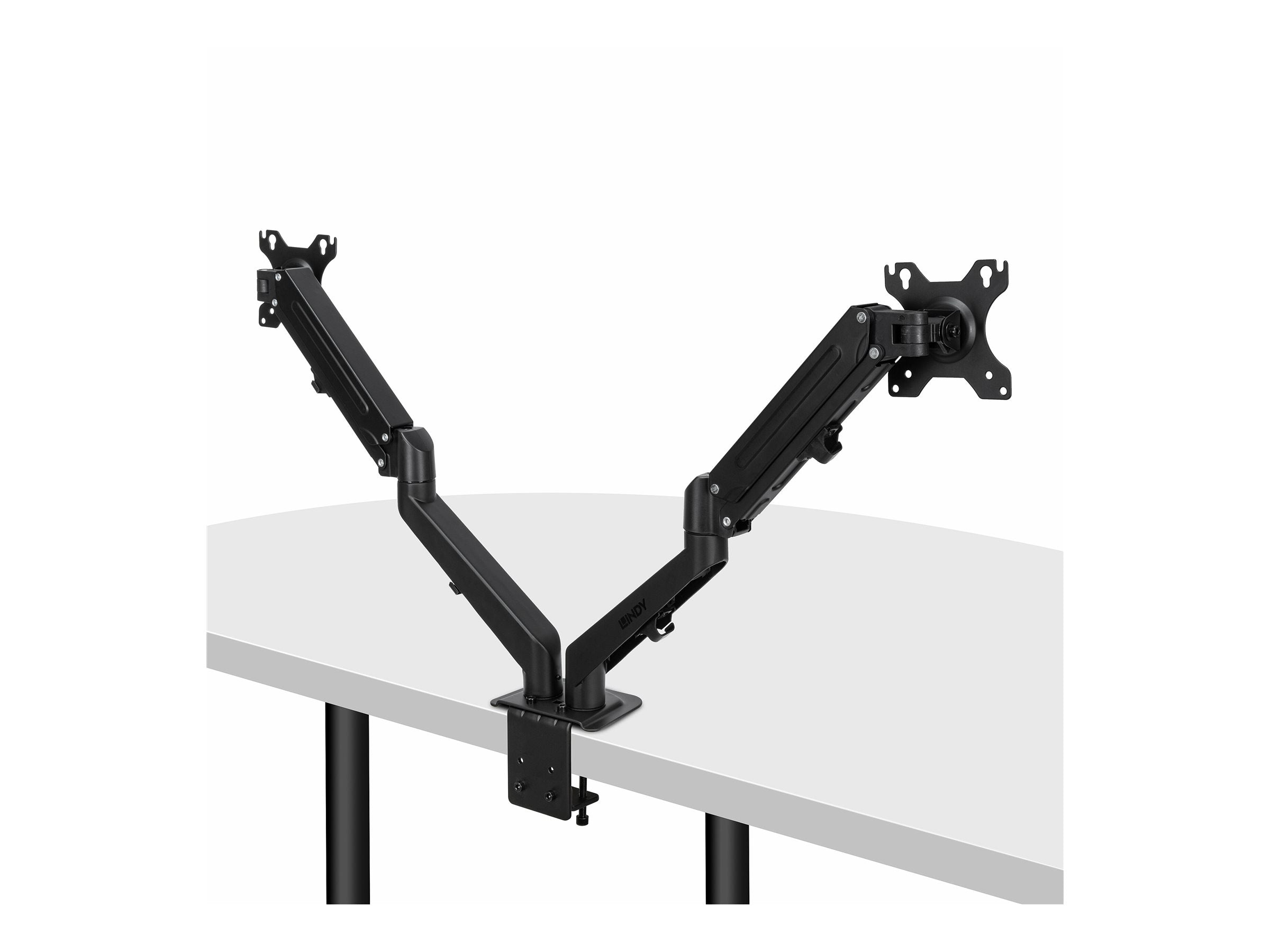 LINDY Dual Mount Desktop Gas Spring Arm - Black
