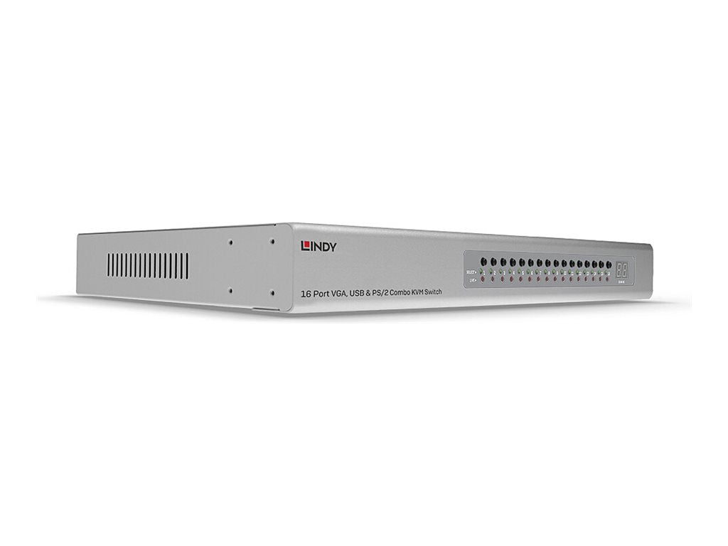 LINDY 16 Port VGA USB & PS/2 Combo KVM Switch