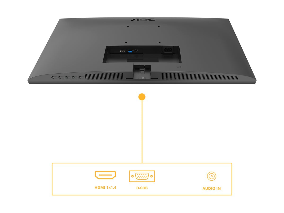 AOC 27B3HA2 écran LED - 27" - 1920 x 1080 Full HD (1080p) @ 100 Hz - IPS - 250 cd/m² - 1300:1 - 1 ms - HDMI, VGA - haut-parleurs