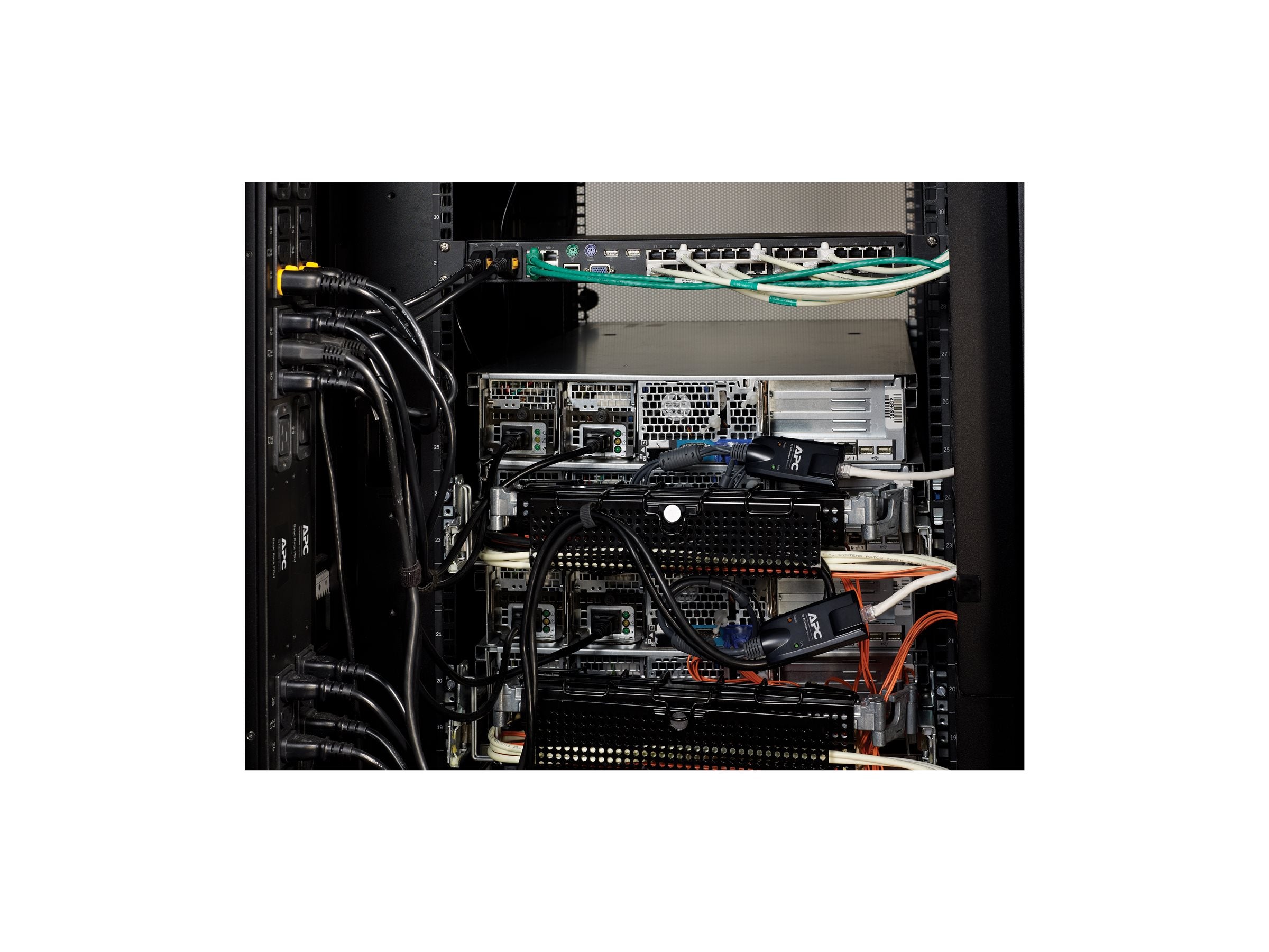 APC KVM 2G Analog KVM switch CAT5 16 x KVM ports 1 local user rack-mountable TAA Compliant