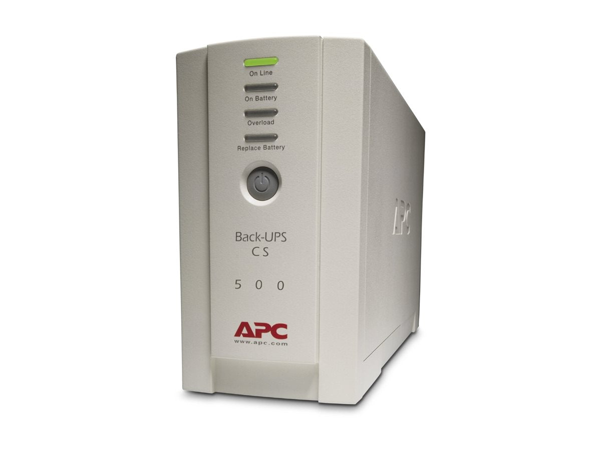 APC Back-UPS CS 500 UPS AC 230V 300Watt 500VA RS-232 USB output connectors 4 beige