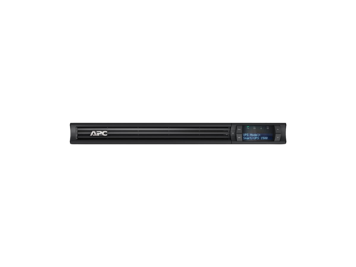 APC Smart-UPS 1500 LCD UPS rack-mountable AC 230V 1000Watt 1500VA RS-232 USB output connectors 6 1U Black