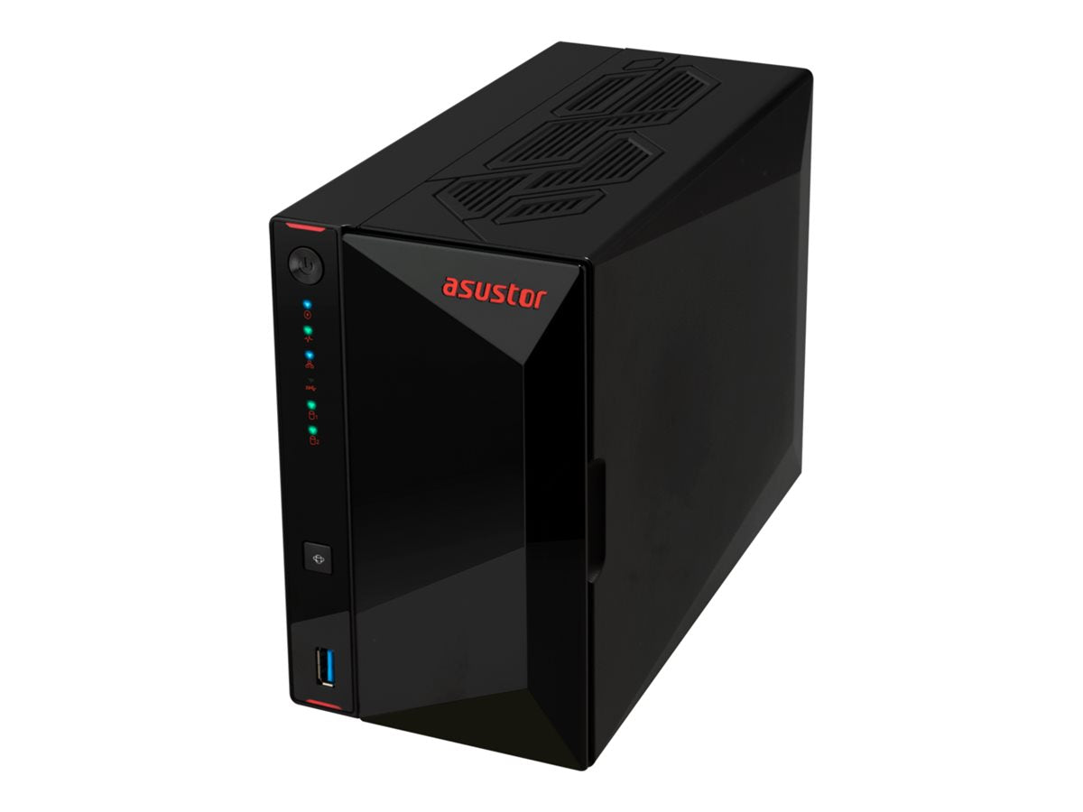 ASUSTOR NIMBUSTOR - AS5402T - NAS 2 baies - Intel Celeron N5105 Quad-Core - 4Go DDR4 - 2.5GbE x2 - NVMe - Tour - Garantie 3 ans