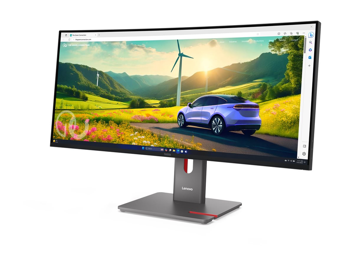 LENOVO ThinkVision P27QD-40 LED Écran 27p 2560x1440 QHD 120Hz IPS 350cd/m2 1500:1 4ms HDMI DisplayPort DaisyChain USB-C Dock