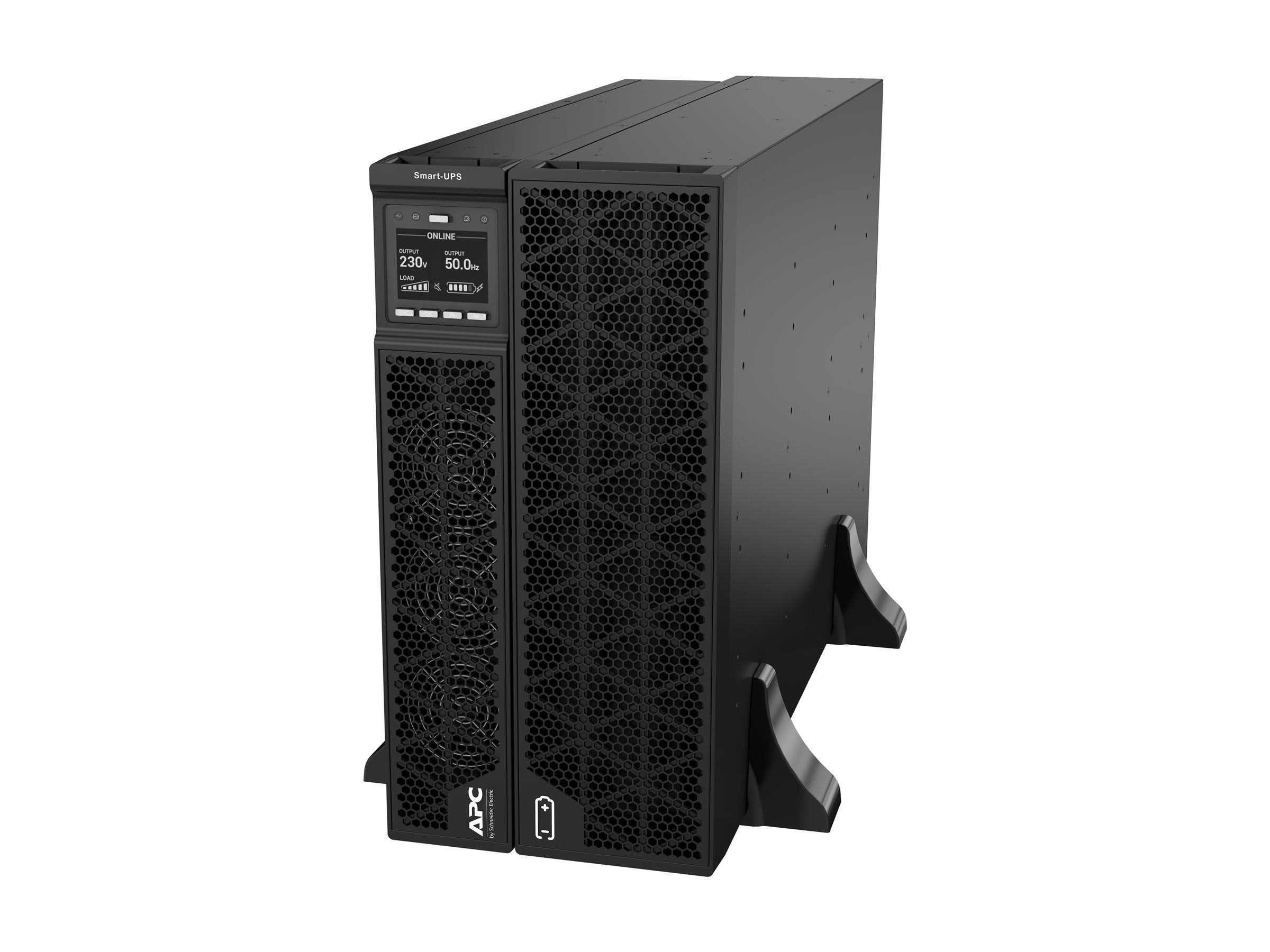 APC Smart-UPS On-Line-G 8kVA 8kW Tower 230V 2x IEC C13+1x IEC C19+Hard wire 3-wire H+N+E outlets Network Card wo rail kit