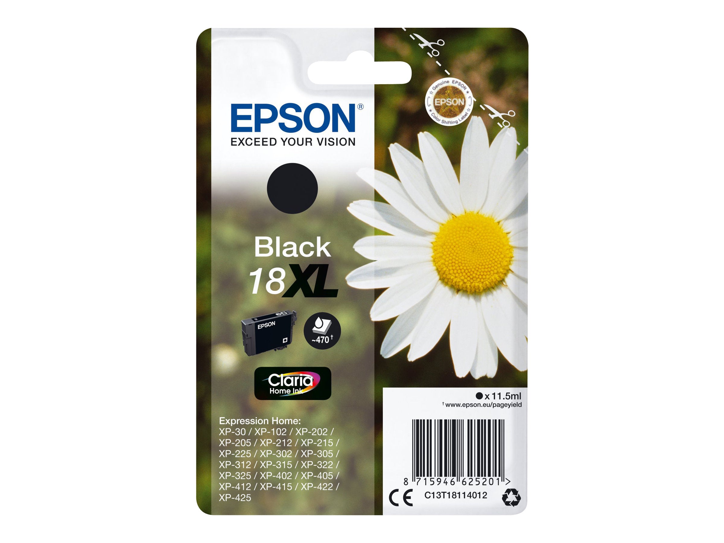 Ink/18XL Daisy 11.5ml BK