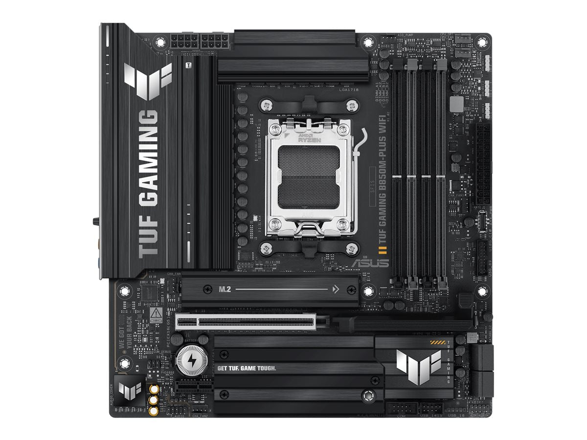 ASUS TUF GAMING B850M-PLUS WIFI AM5 DDR5 micro ATX MB 1xHDMI 1xDP 3xM.2 4xSATA