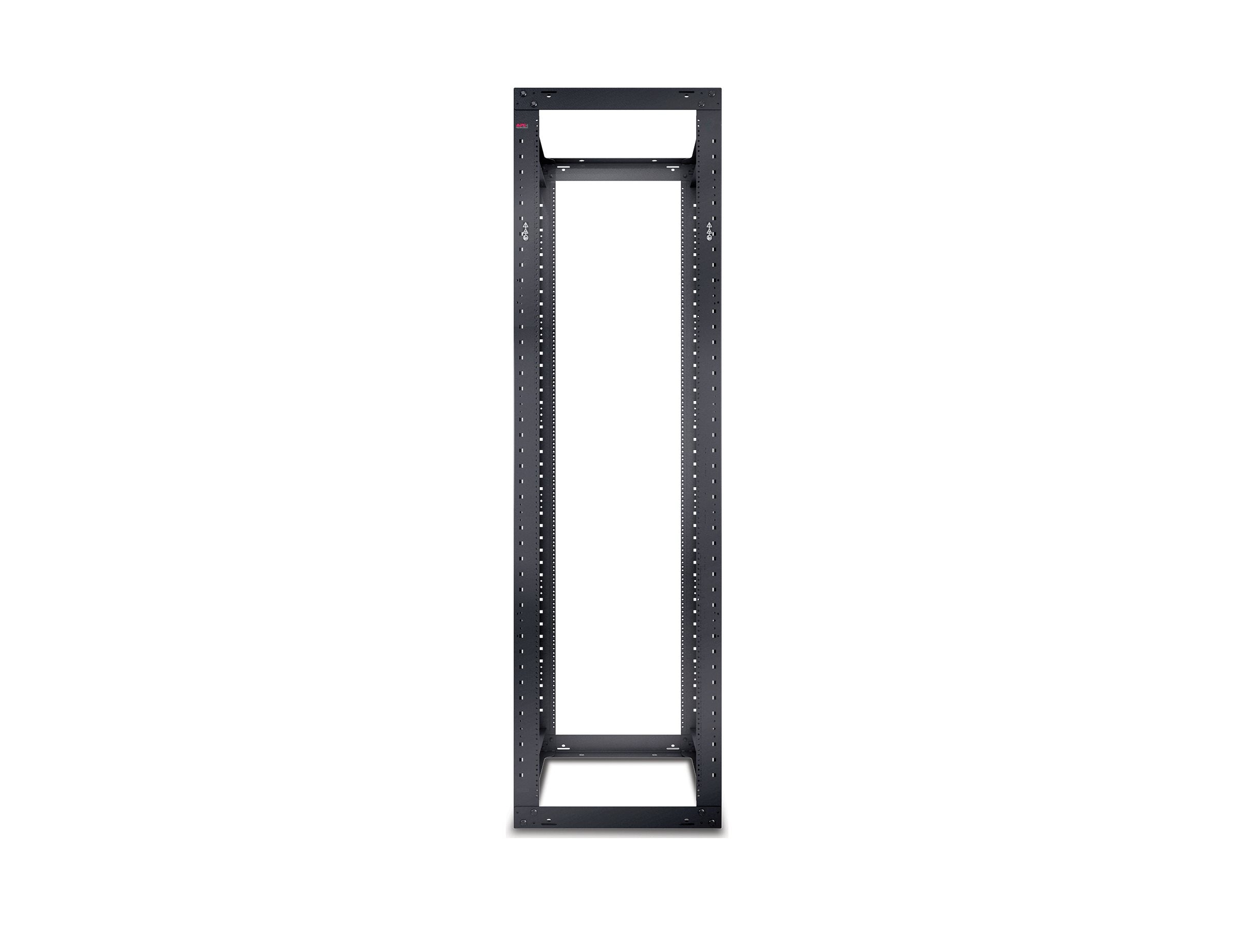 APC NetShelter 4 Post Open Frame Rack 44U 12-24 Threaded Holes