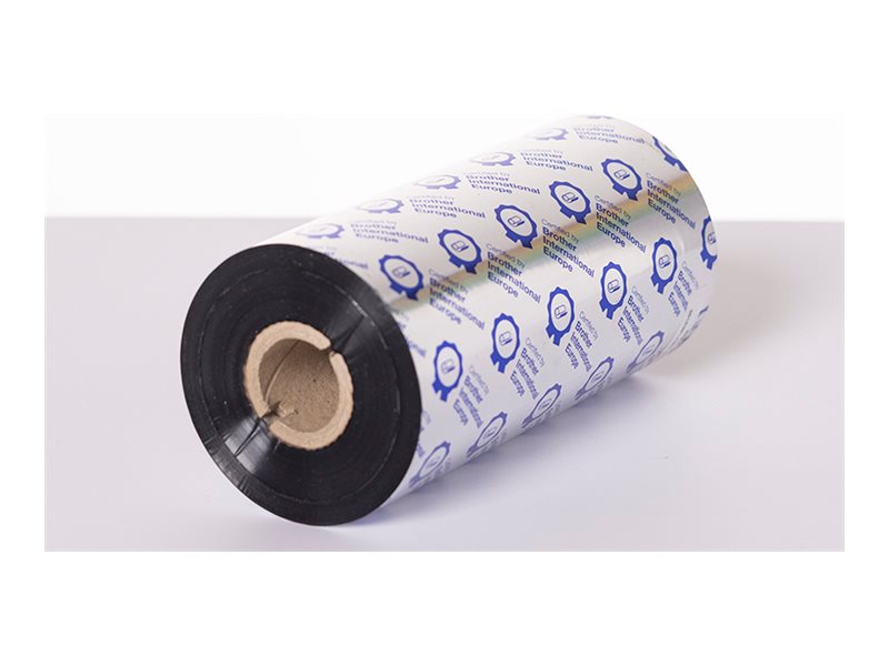 BROTHER BWP1D450154 Ruban Noir Cire Premium 154 mm x 450 m - par pack de 5