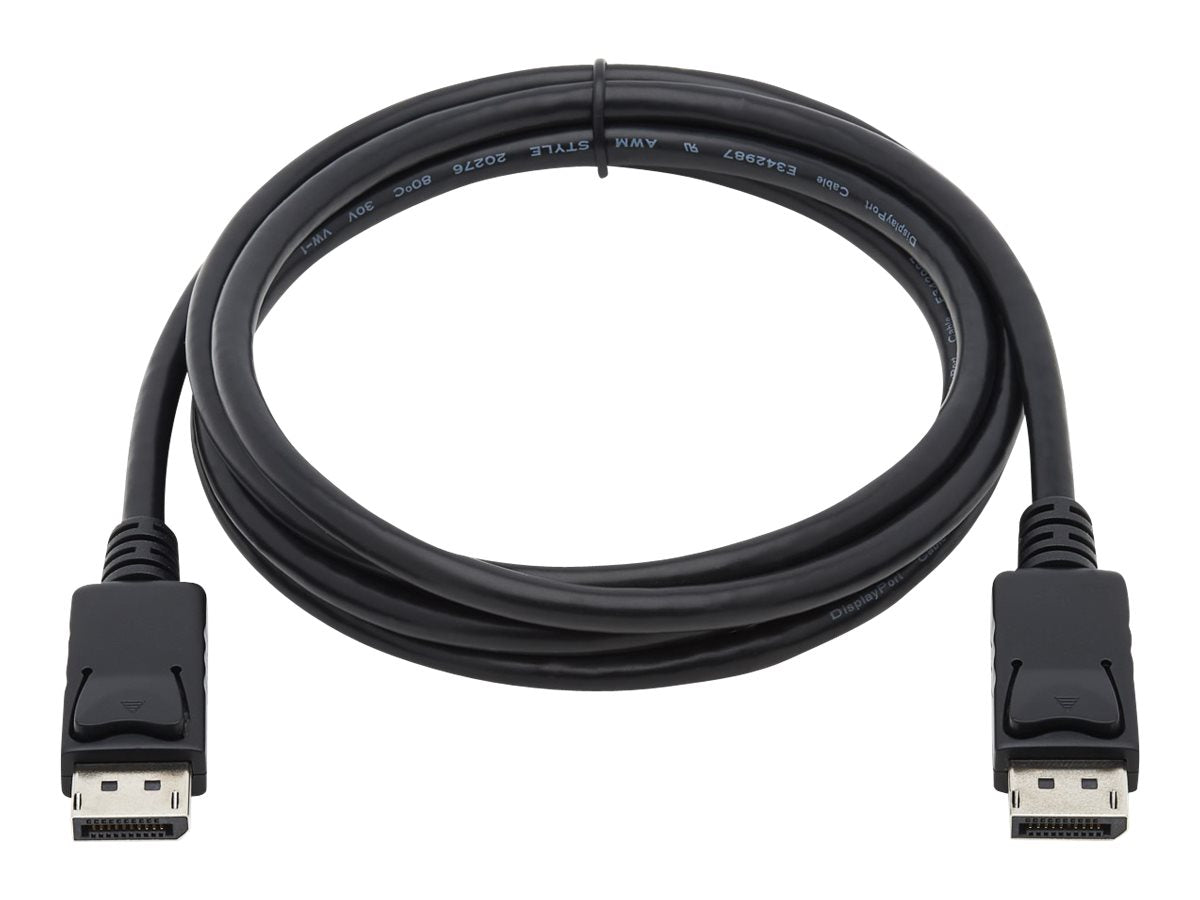 EATON TRIPPLITE DisplayPort Cable /w Latches 4K 60 Hz M/M BK 6 ft. 1.83m DisplayPort cable DisplayPortM to DisplayPortM 1.8m