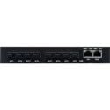 Etoile optique Switch Gigabit Ethernet 10 ports dont 8 ports fibre SFP et 2 RJ45