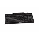 CHERRY Clavier (+cart puces) KC-1000 SC USB noir (FR)