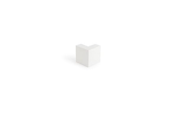 REHAU ANGLE EXTERIEUR POUR MOULURE AXIS MINI 50x20 PVC BLANC