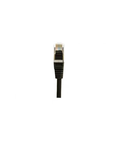 Cordon RJ45 catégorie 6 F/UTP noir CCA - 0,5 m