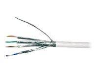 MCL Cat6A twisted pair S/FTP LSZH patch cable 100m White