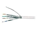 MCL Cat6A twisted pair S/FTP LSZH patch cable 100m White