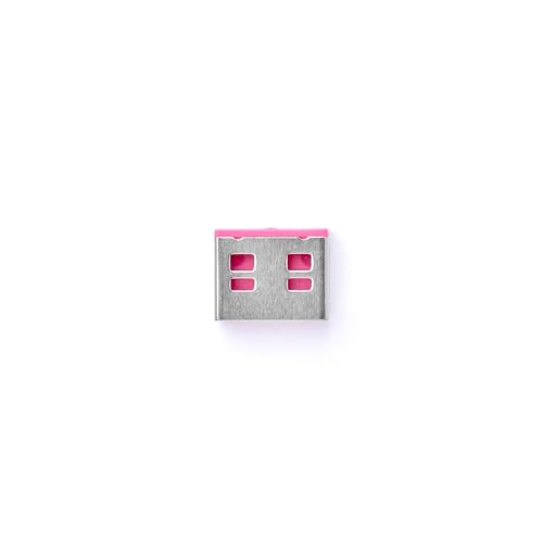 SMARTKEEPER / 6x Bloqueurs USB-A avec 1x Clé Basic Fuschia
