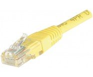 Cordon RJ45 catégorie 6 U/UTP jaune - 20 m