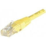 Cordon RJ45 catégorie 6 U/UTP jaune CCA - 3 m