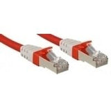 LINDY S/FTP Cat.6A Cable Red 7.5m LSOH incl. Testprotocol