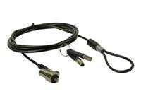 MCL Antivol type câble à encoche étroite système à clé 1.80m