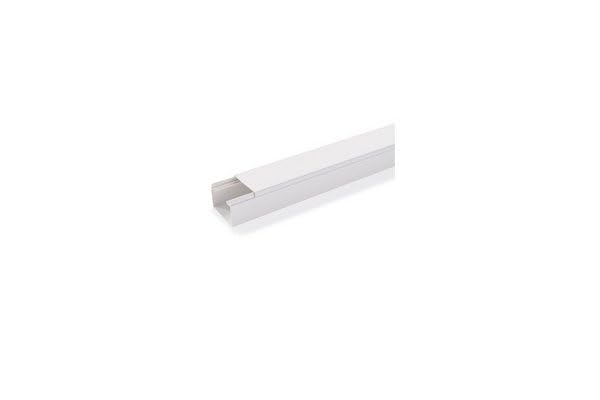 REHAU GOULOTTE AXIS 60x40 - 1 COMPARTIMENT PVC BLANC IK10 2 m