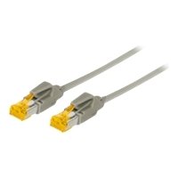 Cordon RJ45 sur câble catégorie 7 S/FTP LSOH snagless gris - 30 m