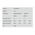 Digitus DK-2933-01 Câble de fibre optique monomode LC a LC 1m OS2 duplex intégral