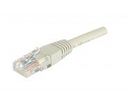 Cordon RJ45 catégorie 6 U/UTP gris CCA - 0,5 m