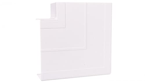 OBO ANGLE PLAT POUR GOULOTTE RAPID 45-2 GK 130x53 PVC BLANC