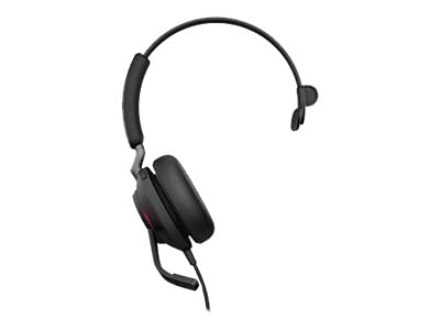 Jabra Evolve2 40, MS Mono Casque Avec fil Arceau Bureau/Centre d'appels USB Type-A Bluetooth Noir