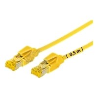 Cordon RJ45 sur câble catégorie 7 S/FTP LSOH snagless jaune - 5 m
