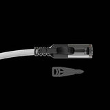 LINDY 0.5m Cat.6A S/FTP Security Network Cable Grey