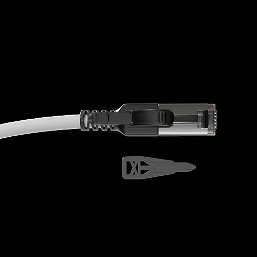 LINDY 0.5m Cat.6A S/FTP Security Network Cable Grey