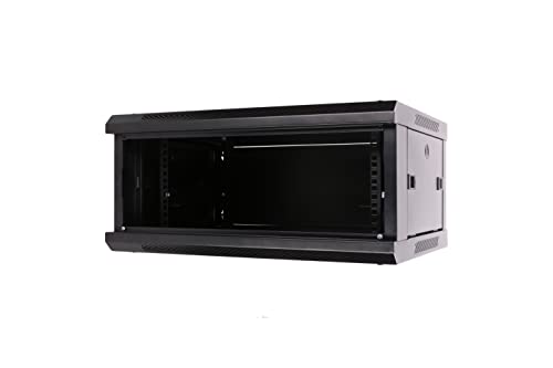 Extralink 4U 600X450 WALL-MOUNTED RACKMOUNT CABINET BLACK Rack monté sur le mur Noir