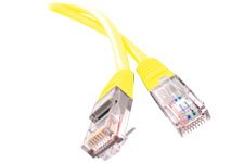 Cordon RJ45 catégorie 5e U/UTP jaune - 2 m