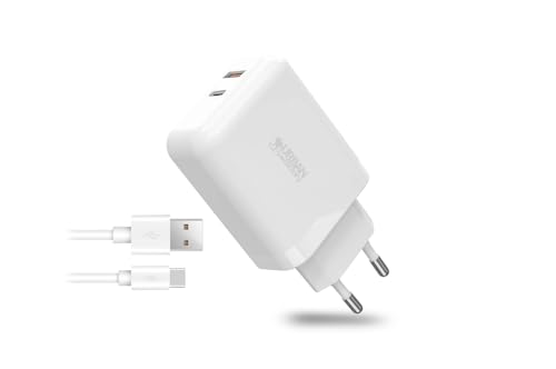 URBAN FACTORY Power USB-C Power Adapter 45W And USB-A 18W With 1M USB-A To USB-C Cable