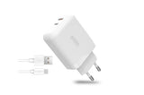 URBAN FACTORY Power USB-C Power Adapter 45W And USB-A 18W With 1M USB-A To USB-C Cable